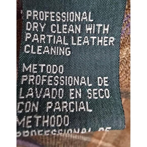 Lauren Ralph Lauren 100% Lambswool Plaid Zip Up Jacket Women’s Petite Me… - Picture 14 of 14